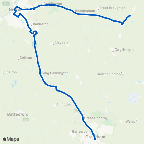 PC Coaches Boots - William Robertson School Bus Pk map