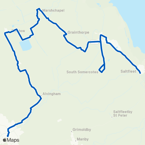 PC Coaches Windmill Garage - Bus Station map