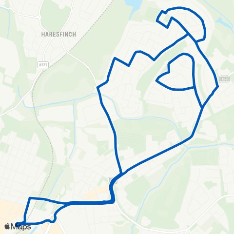 Hattons Travel St Helens Central Sta - St Helens Central Sta map