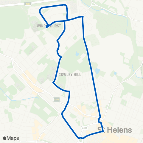 Hattons Travel Rigby Street South - Rigby Street South map