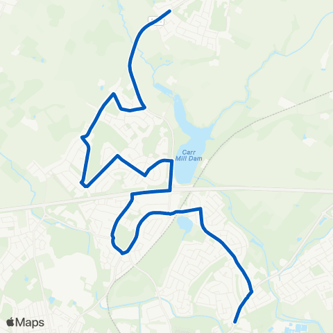 Hattons Travel Trent Road - Boardmans Lane map