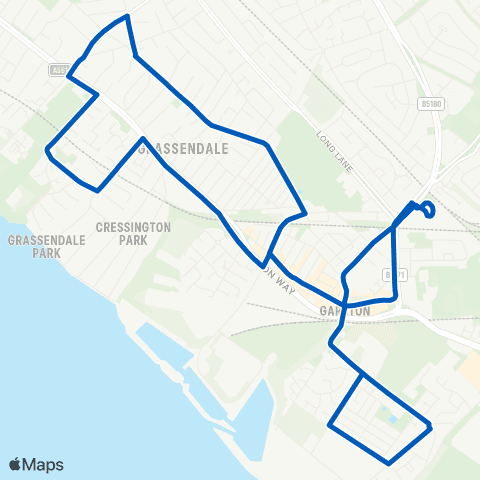 Hattons Travel Horrocks Avenue - Horrocks Avenue map