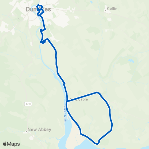 Houston's Minicoaches Great King St - Great King St map