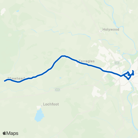 Houston's Minicoaches Whitesands - Village map