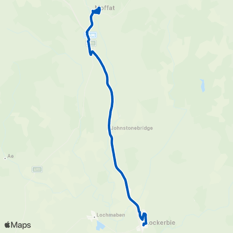 Houston's Minicoaches High Street - Crown Inn map