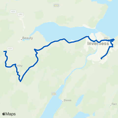 Highland Council Asda - Church map