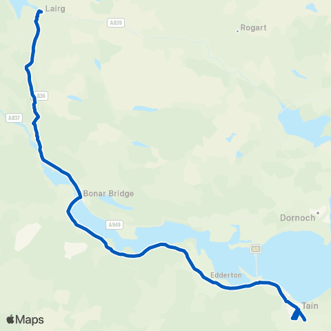 George Rapson Travel Post Office - Asda Car Park map