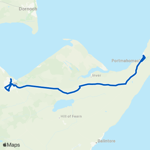 George Rapson Travel Blarlaith Ind Est - Post Office map