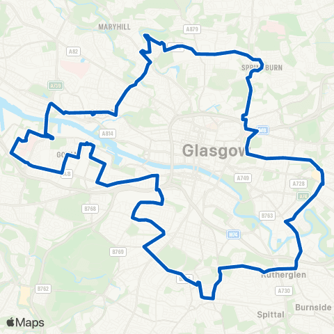 Hobson Travel Govan Bus Station - Govan Bus Station map