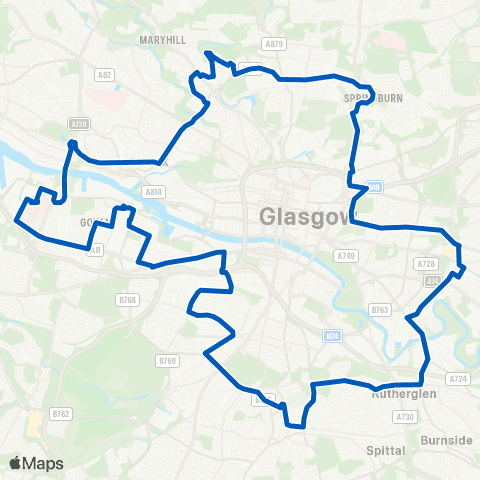Hobson Travel Govan Bus Station - Govan Bus Station map