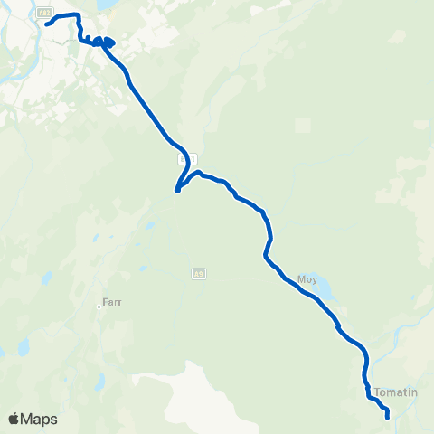 Highland Council Mill View - Falcon Sq map