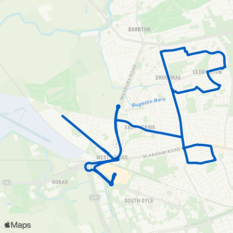 HcL Gyle Centre - Gyle Centre map