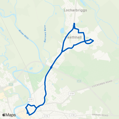 Houston's Minicoaches Great King St - Great King St map