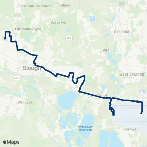 First Berkshire & The Thames Valley Kennedy Park Shops - Heathrow Terminal 5 map
