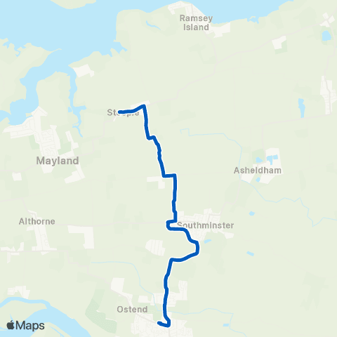 Fords Coaches Canney Road - Ormiston Rivers map