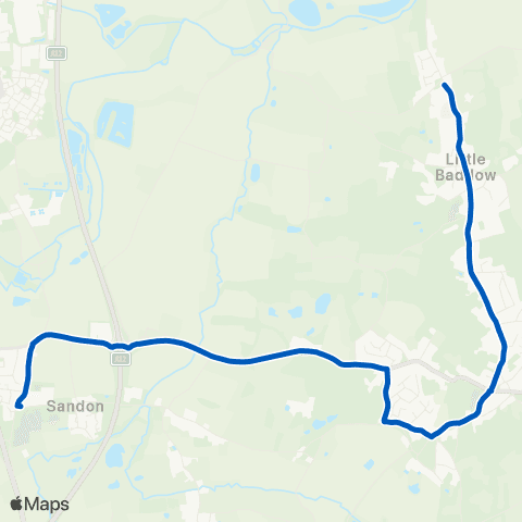 Fourways Coaches Tofts Chase - School map