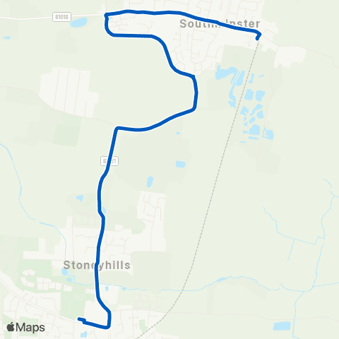 Fords Coaches Railway Station - Ormiston Rivers map