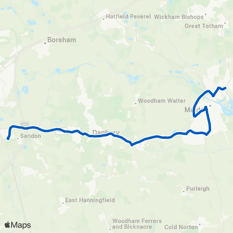 Fourways Coaches Bentalls Shopping Centre - School map
