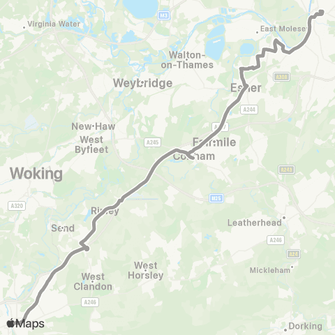 Falcon Buses Friary Bus Sta - Cromwell Rd Bus Sta map
