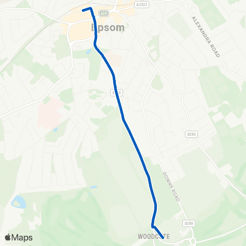 Edward Thomas Epsom Railway Station - Derby Stables map