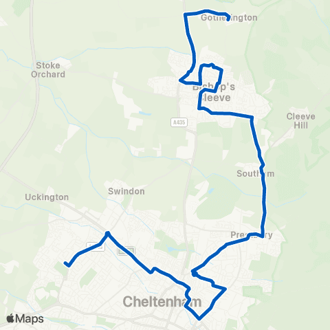 Marchants Coaches Post Office - Pates Grammar School map
