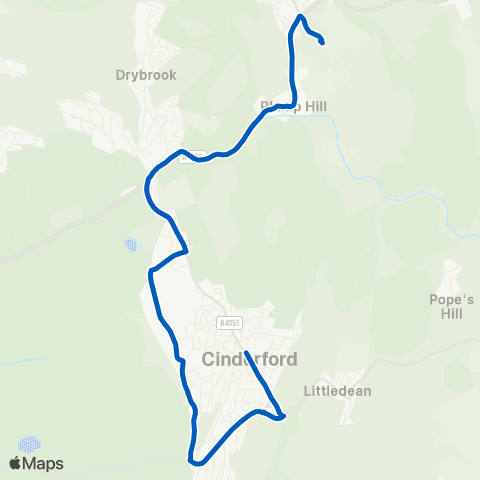 Grindles Coaches Bus Station - Dene Magna School Grounds map