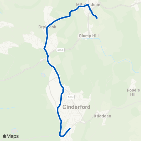 Grindles Coaches Woodlands - Dene Magna School Grounds map