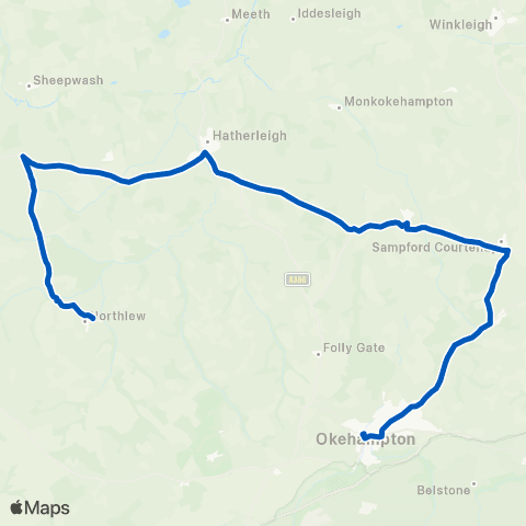 MD Coaches School Way - Square map