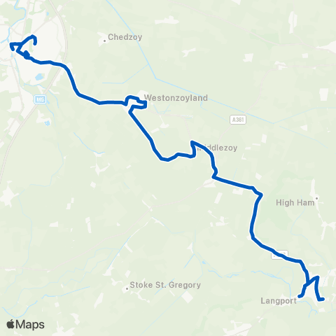 Hatch Green Coaches Bow Street - Bus Station map