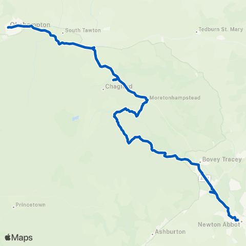 MD Coaches Fore Street - Sherborne Road map