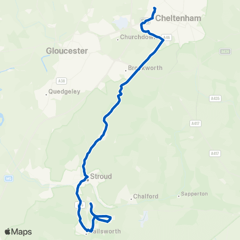 Marchants Coaches Bear Inn - Pates Grammar School map
