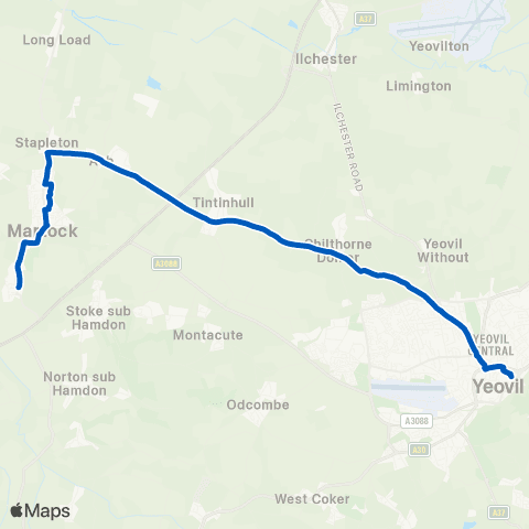 Hatch Green Coaches The Pinnacle - Bus Station map