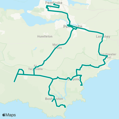 Pembrokeshire County Council Pembroke Dock Railway Sta - Pembroke Dock Railway Sta map