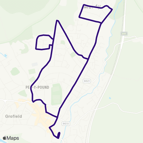 Phil Anslow Travel Abergavenny Bus Sta Stand 1 - Abergavenny Bus Sta Stand 1 map