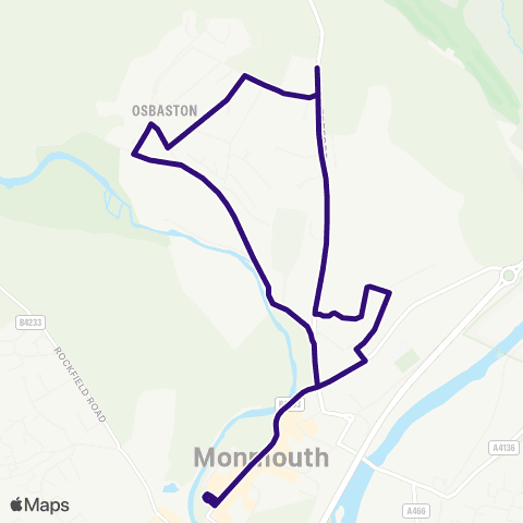Phil Anslow Travel Monmouth Bus Sta Stand 2 - Monmouth Bus Sta Stand 2 map