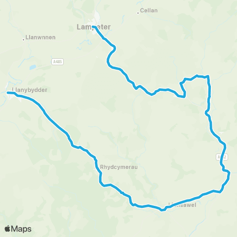 Richards Bros Rhiw San Pedr - Post Office map