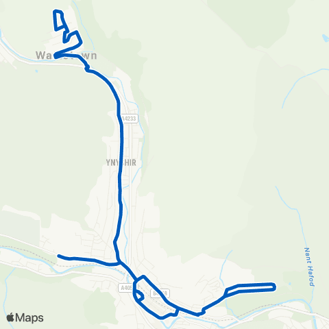 Thomas of Rhondda Post Office - Heol Y Twyn map