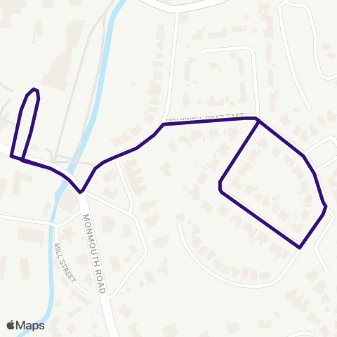 Phil Anslow Travel Abergavenny Bus Sta Stand 1 - Abergavenny Bus Sta Stand 1 map