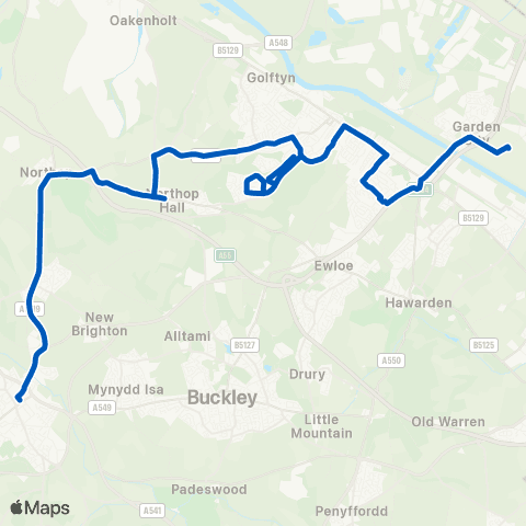 P & O Lloyd Bus Station 3 - Sealand Manor map