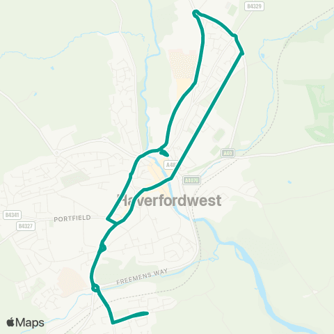 Pembrokeshire County Council Bus Station - Bus Station map