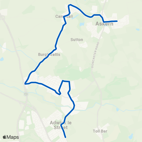 Wilfreda Beehive Doncaster Ln / Welfare Rd - Moss Rd / Sunnymeade Ter map