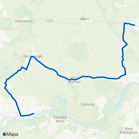Wilfreda Beehive Doncaster Rd / Clayfield Rd - Barnsley Rd / Emley Dr map