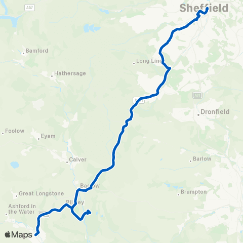 TM Travel Square - Sheffield Interchange / D3 map