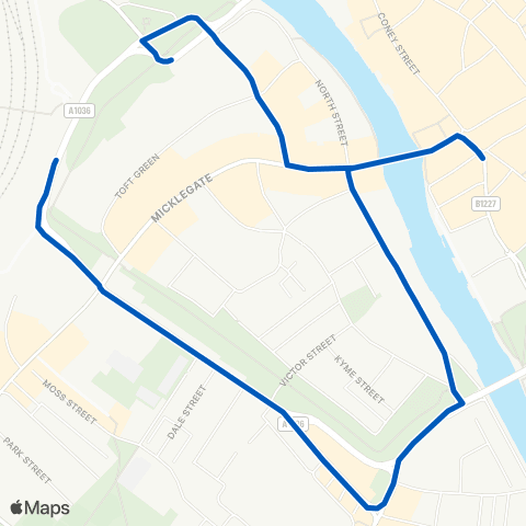 York Pullman Blossom Street - Blossom Street map