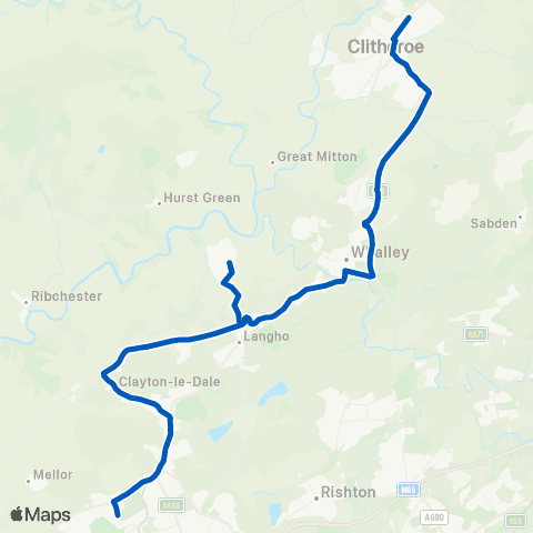 Pilkingtonbus Grammar School TC - Hare and Hounds map