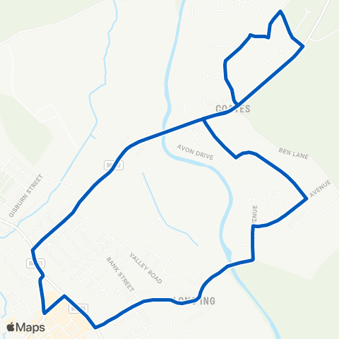 Pilkingtonbus Station Road - Station Road map
