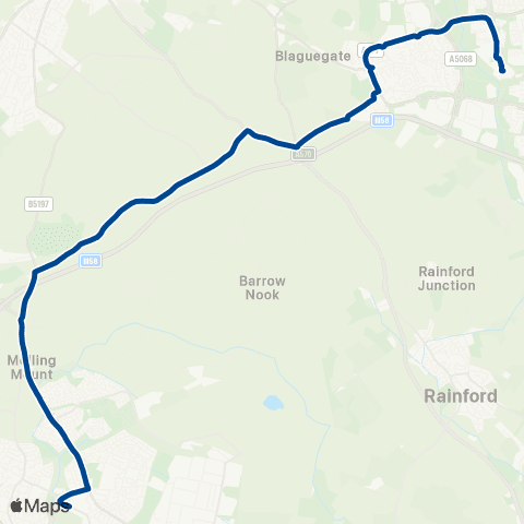 Preston Bus Concourse - Kirkby Bus Station map