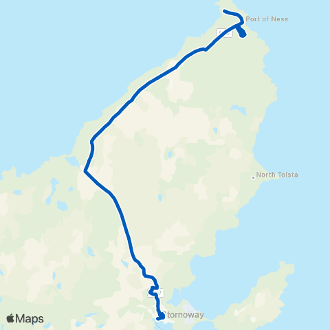 Lochs Motor Transport Eoropie Rd End - Bus Station map
