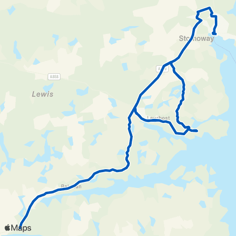 Lochs Motor Transport Bus Station - Bus Shelter map