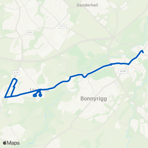 Lothian Community Transport South Street - St Andrew Street map